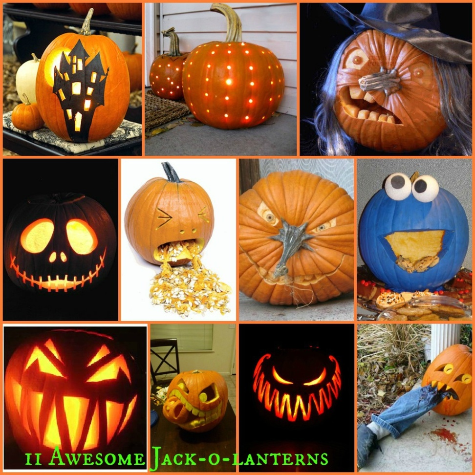 awesome jack o lantern designs Bulan 1  Awesome Jack-o-lanterns - Mrs Happy Homemaker
