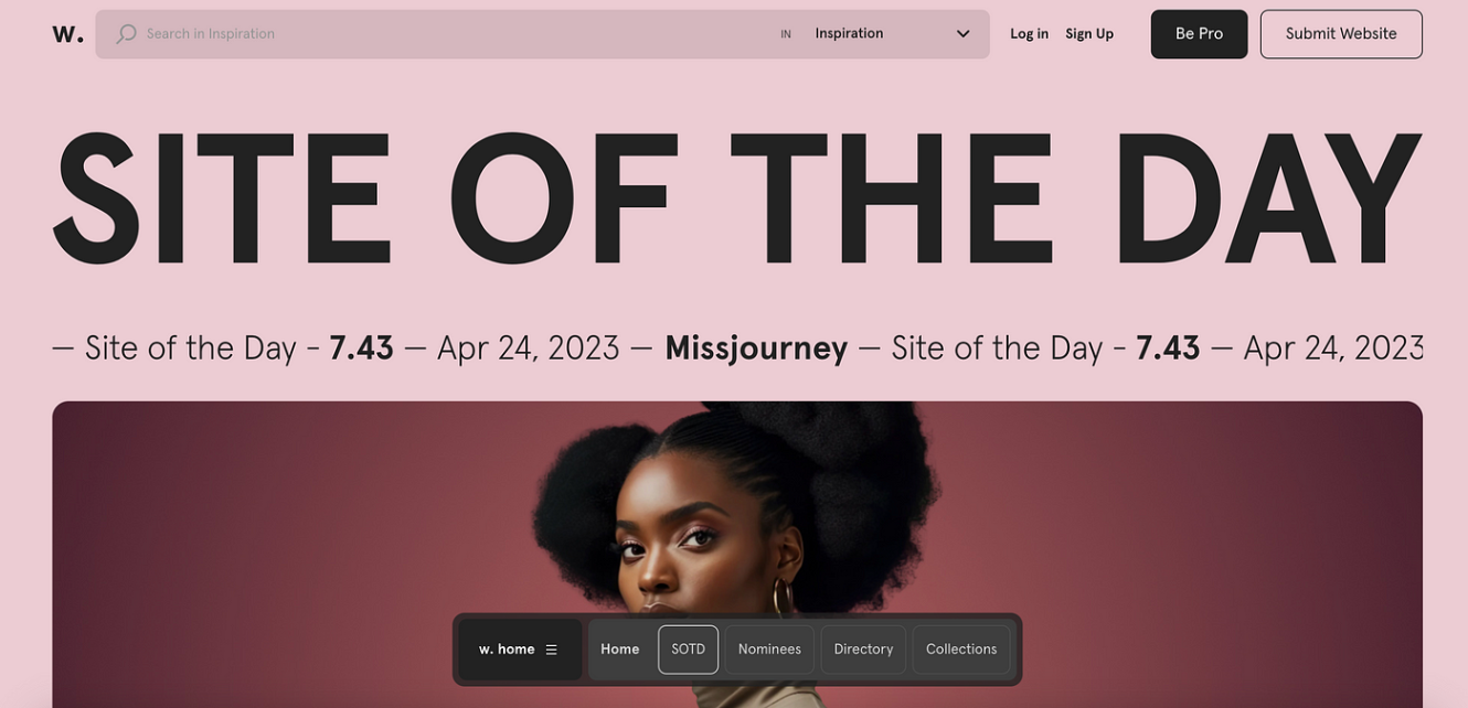 award winning website designs Bulan 1  Mind-Blowing Websites for Design Inspirations That Will Ignite