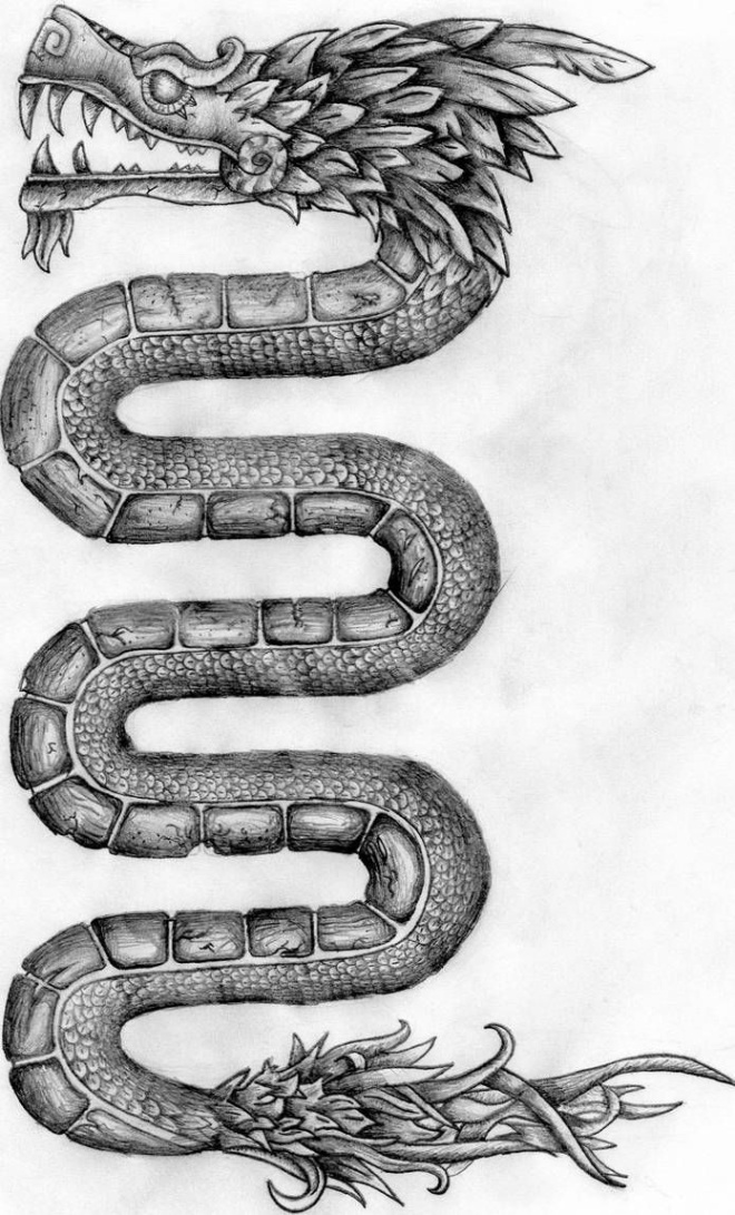 aztec serpent designs Bulan 2 Aztec Serpent Tattoo project by ZakonKrancaSwiata on DeviantArt
