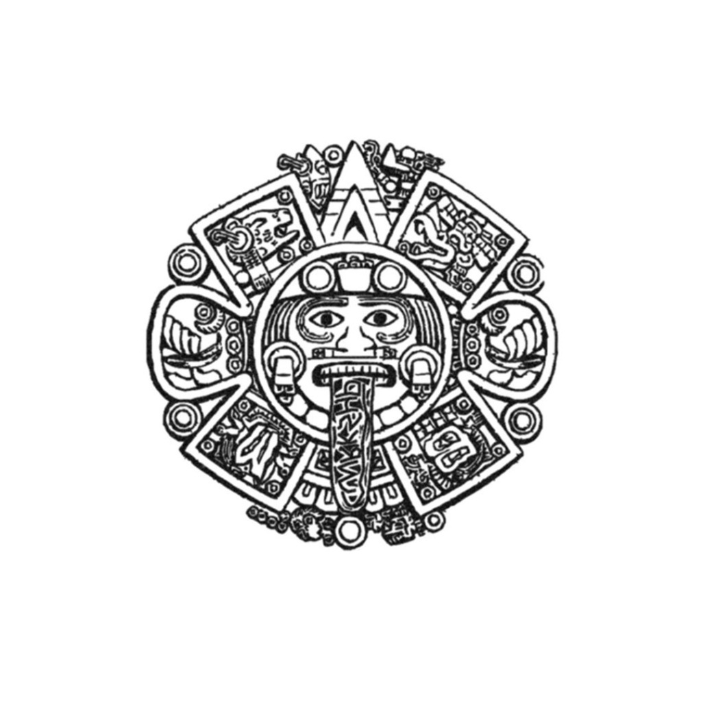 aztec calendar tattoo design Bulan 2 Aztec Sun Stone Tattoo Aztec Temporary Tattoo / Piedra Del Sol Tattoo /  Aztec Calendar Tattoo / Mexica Tatuaje / Plaza Mayor Mexico / Sun - Etsy