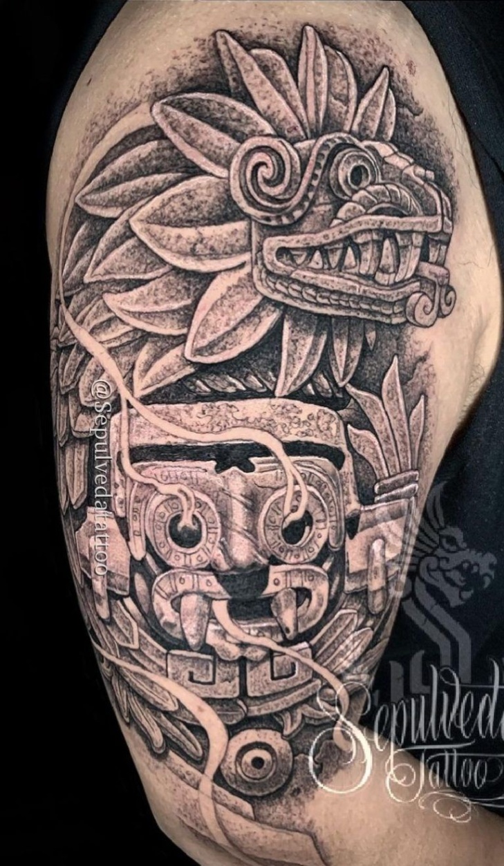 aztec serpent designs Bulan 2 Quetzalcoatl Tattoo Meaning: What Are The Facts?  Mayan tattoos