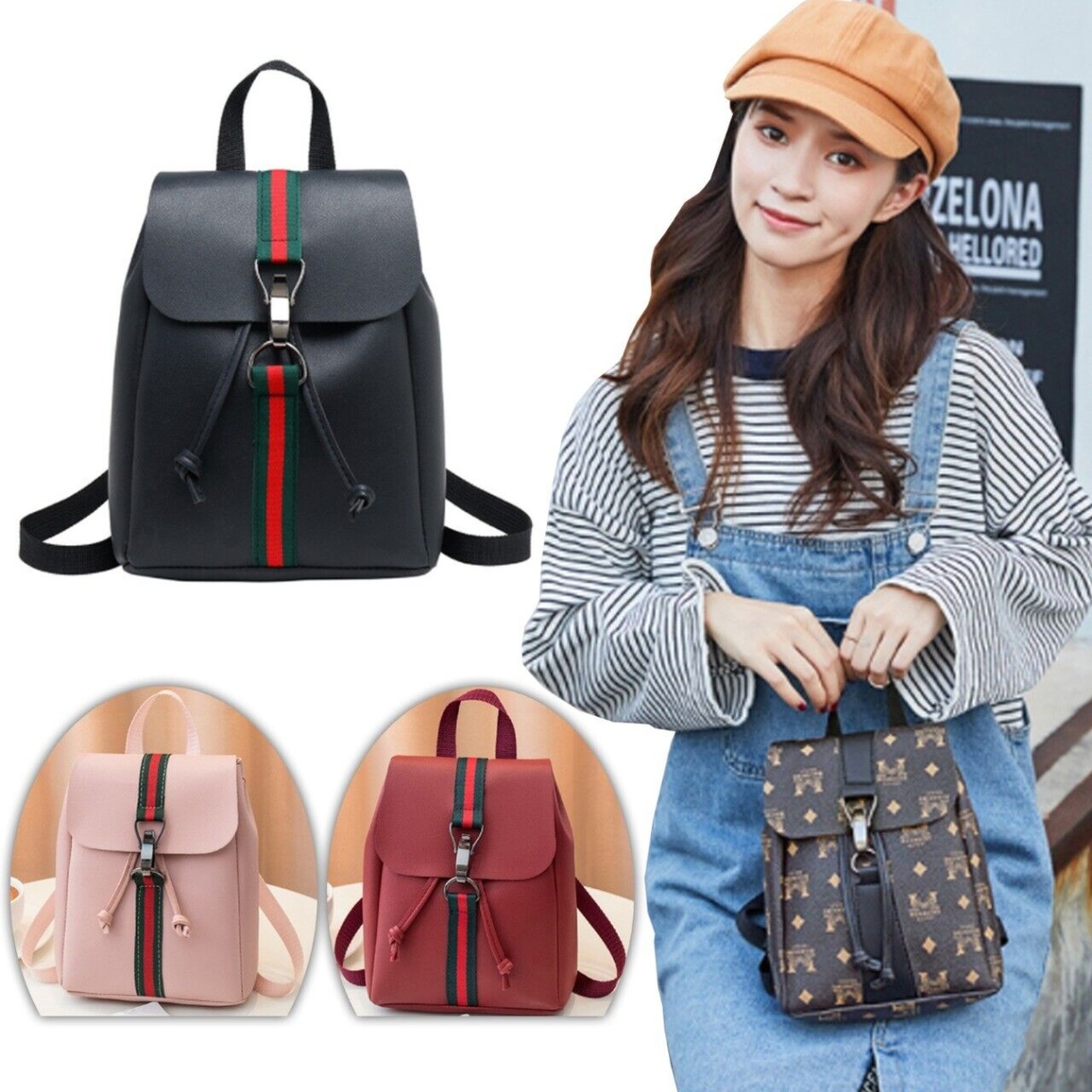 backpack designer purse Bulan 4 luxury designer backpack purse for women leather shoulder